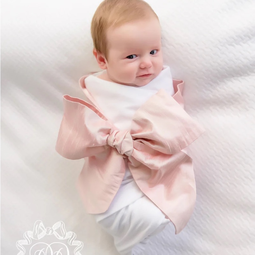 The Beaufort Bonnet Company Pink Baby Swaddle